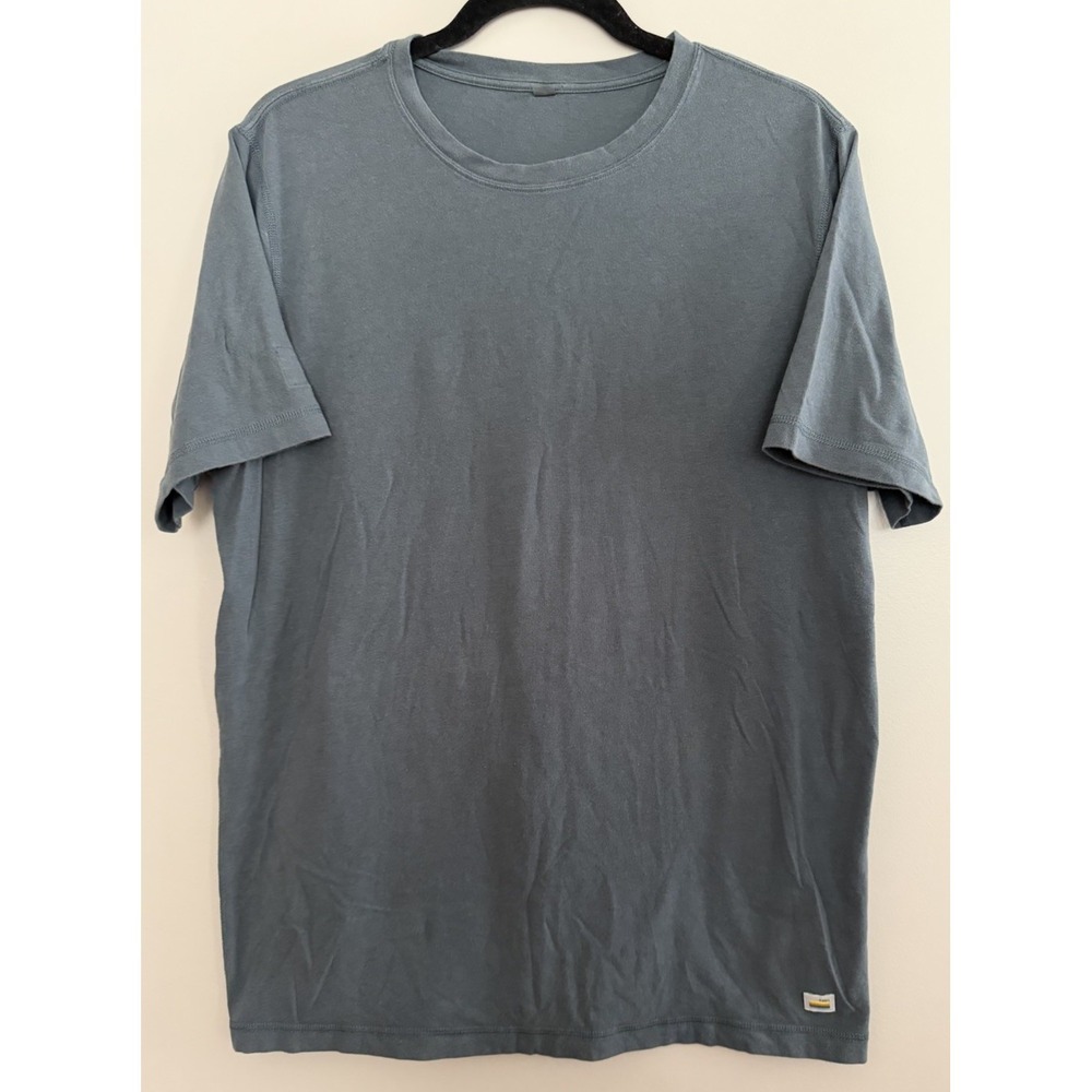 Vuori Tuvalu Tee Blue Gray Men's Size Large